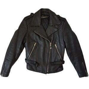 Harley-Davidson Black Leather Moto Jacket
